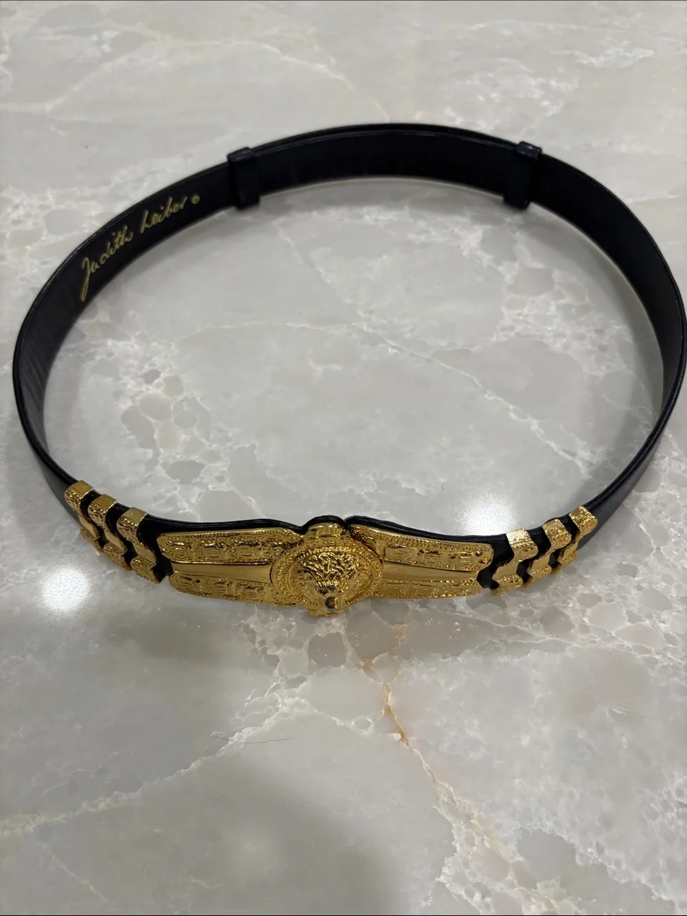 Vintage Judith Leiber Lion Cinch Belt